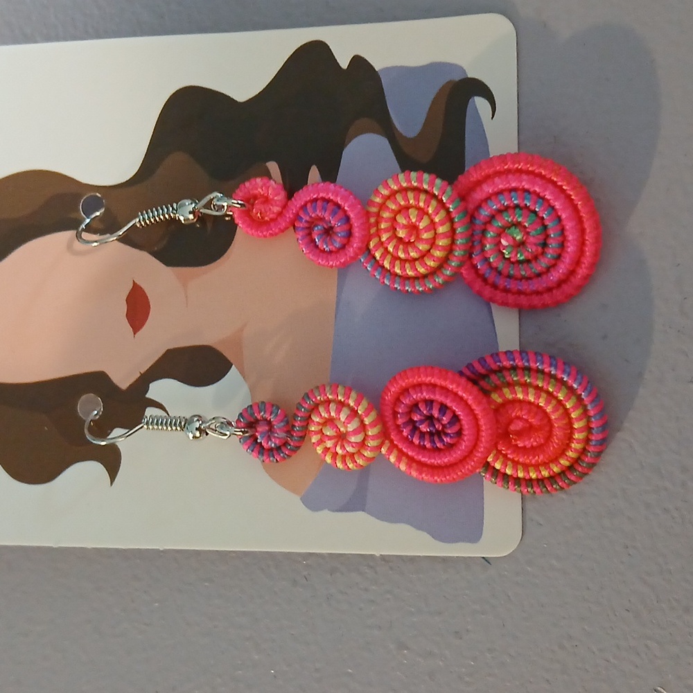 Boho swirl earrings